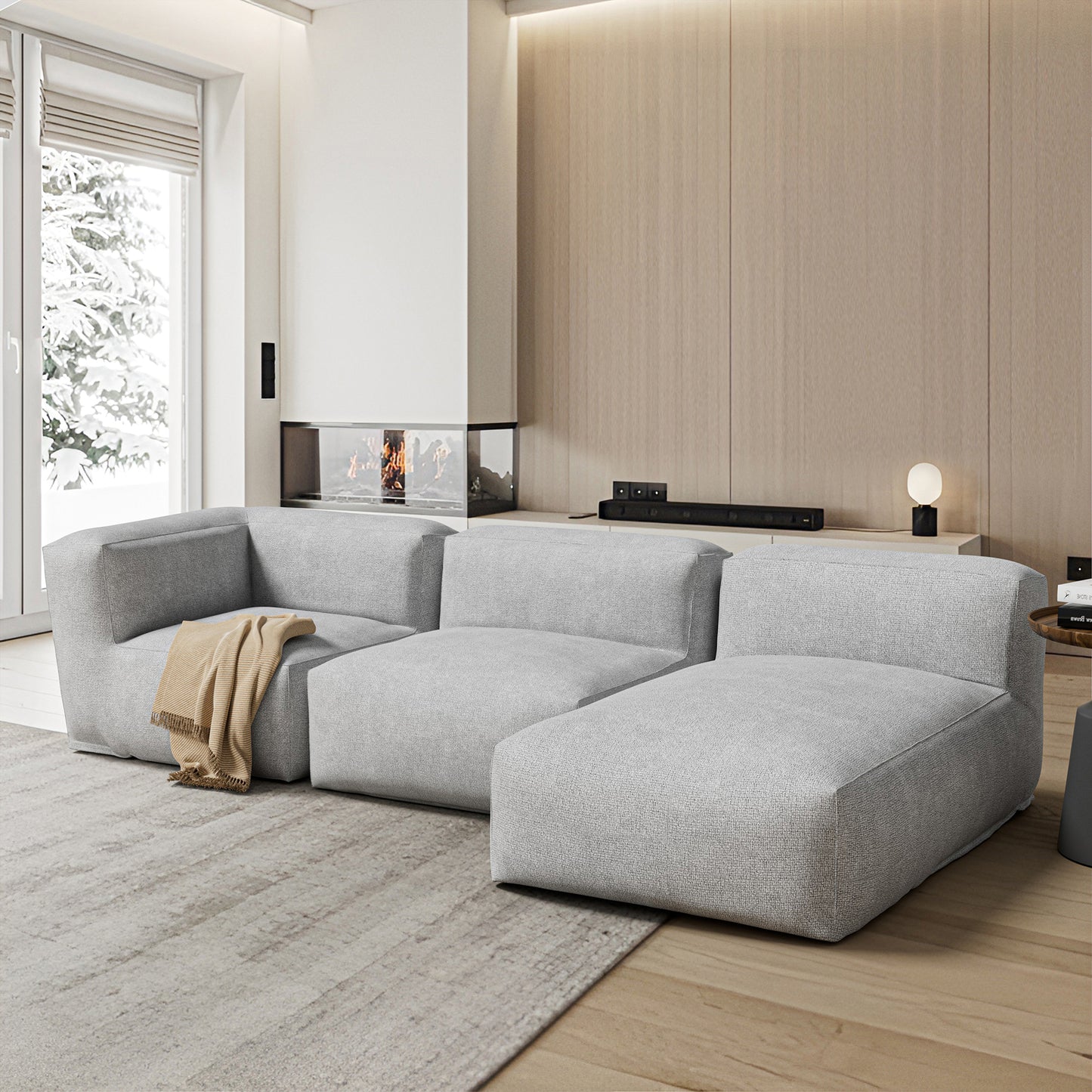 Modular High Density Foam Sofa Set Contemporary Design - Nimbus Modular Collection