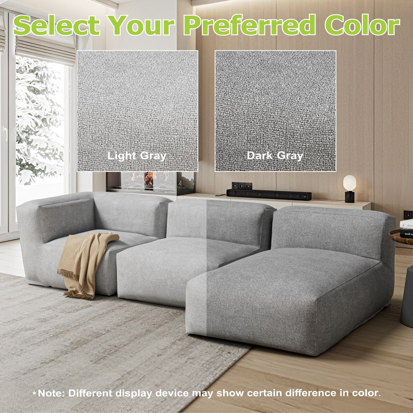 Modular High Density Foam Sofa Set Contemporary Design - Nimbus Modular Collection