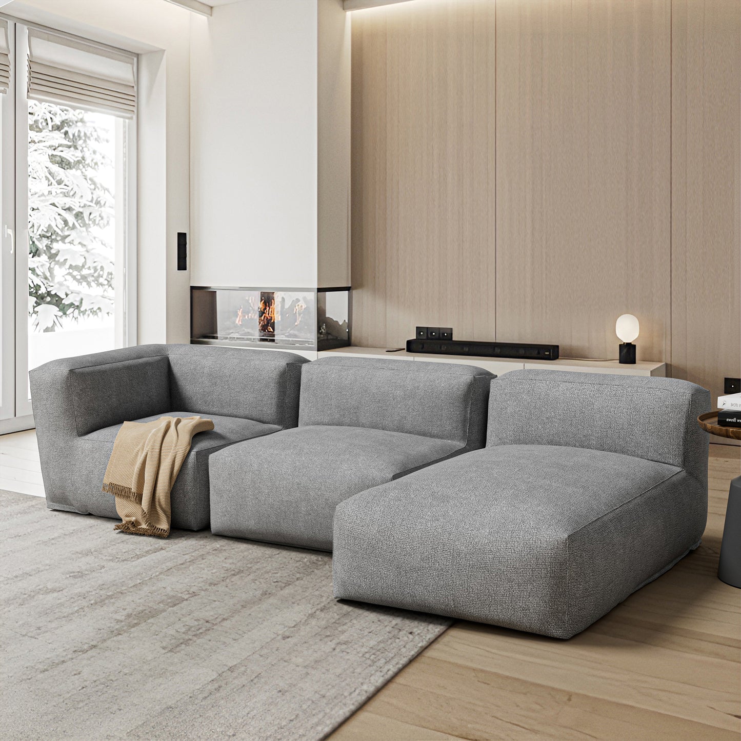 Modular High Density Foam Sofa Set Contemporary Design - Nimbus Modular Collection