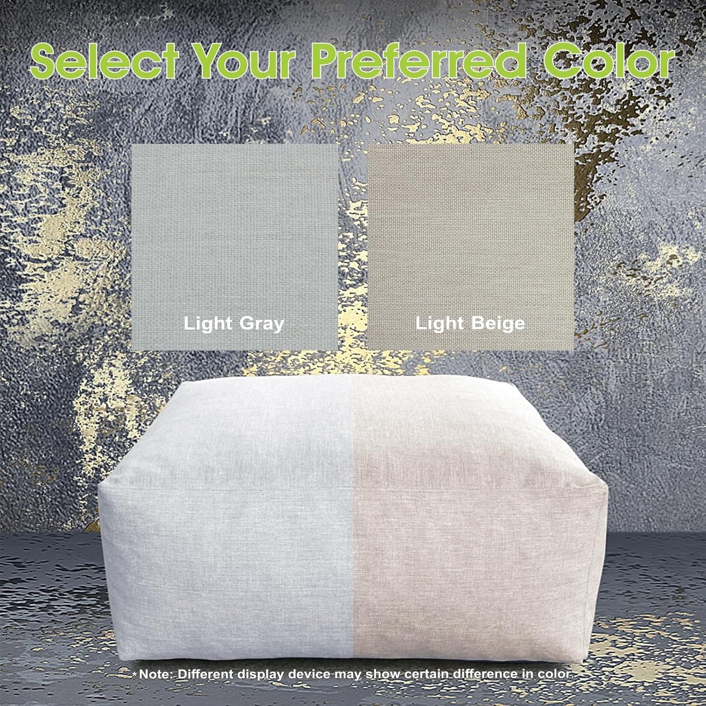 Solara Ottoman/Coffee Table - Outdoor Modular Ottoman/Coffee Table with High-Density Foam