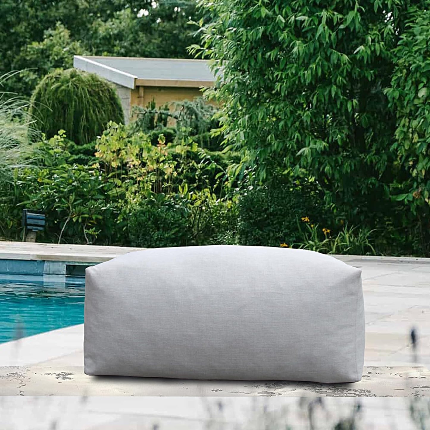 Solara Ottoman - Outdoor Modular Ottoman/Table with High-Density Foam