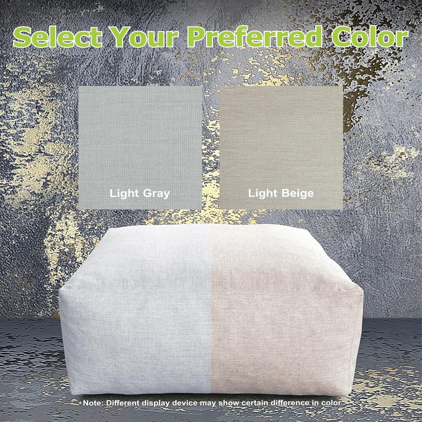 Solara Ottoman - Outdoor Modular Ottoman/Table with High-Density Foam