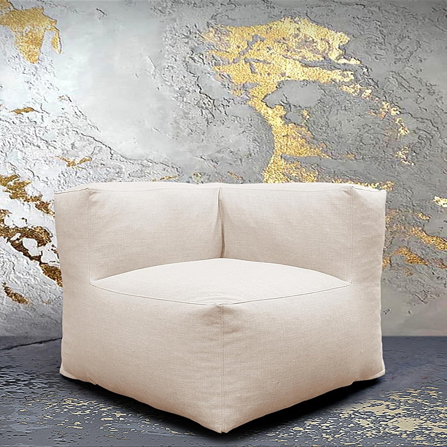 Solara Corner Chair - Outdoor Modular Corner Chair with High-Density Foam