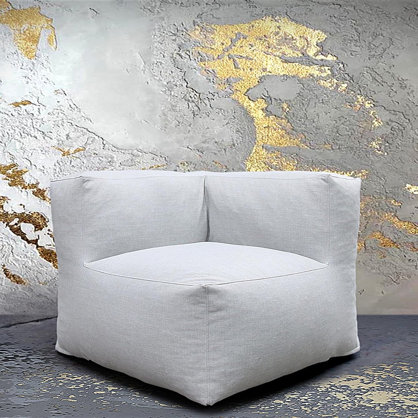 Solara Corner Chair - Outdoor Modular Corner Chair with High-Density Foam