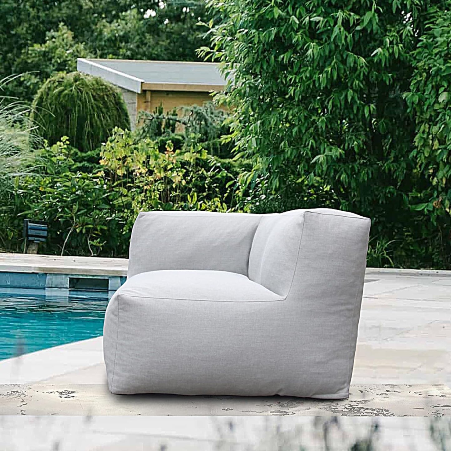 Solara Corner Chair - Outdoor Modular Corner Chair with High-Density Foam